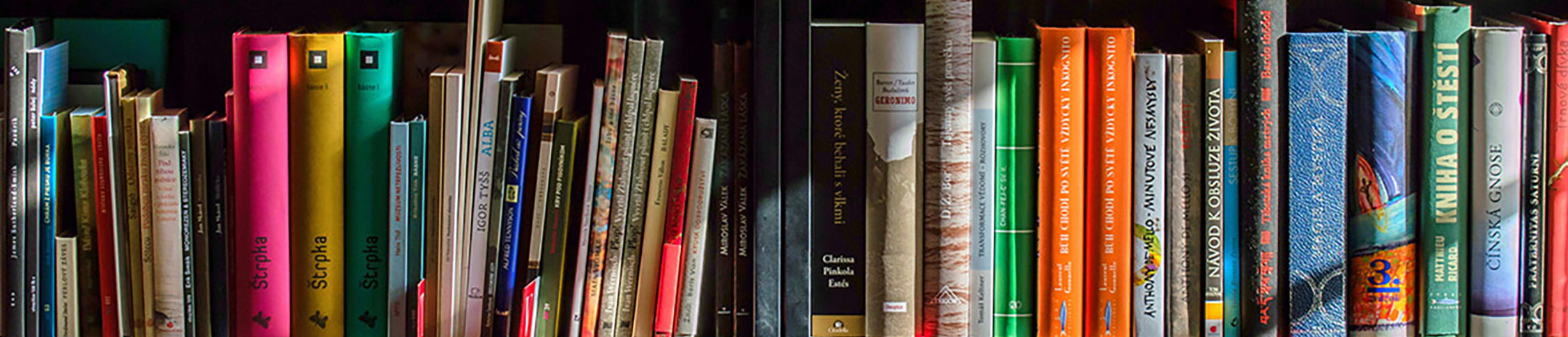 books on a shelf